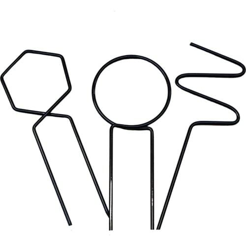 Garden Support Stake 3 PCS Metal Garden Plants Pot Trellis Decorative Cane Vines Support Ring for Climbing Plants LBShipping