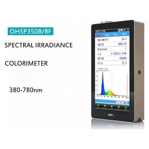 Optical spectrum analyzer OHSP350B 380-780 nm blue light blocking glasses measurement device