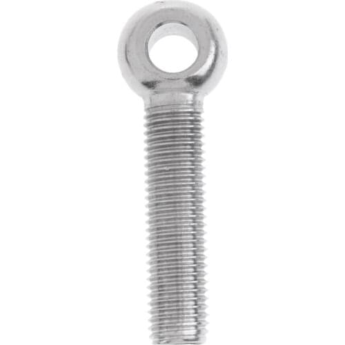 Fully Threaded M8 Boat Shoulder Eye - Marine Grade 304 Stainless Steel