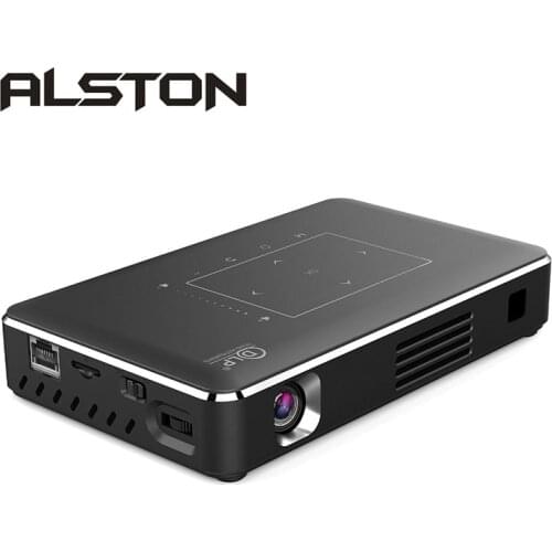 ALSTON P10 Mini 4K DLP Android 9.0 Projector WiFi Bluetooth 4.0 Portable Outdoor Movie Home Cinema Support Miracast Airplay