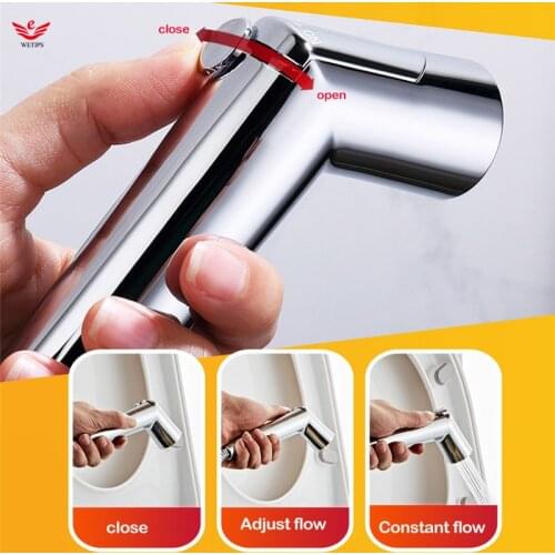 Wetips Handheld Bidet Spray Cleaning Enemas Annals Wc Dusch Shattaf Hygiene Toilet Jet Cleaner Spray Portable Bidet For Toilet