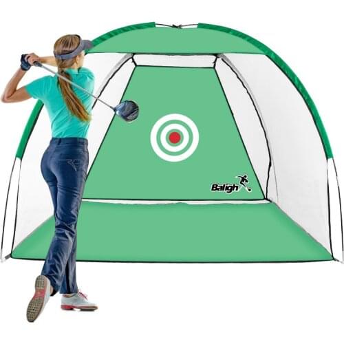 10' X 7' /7' X 5'/ 4' X 4' Golf Hitting Net 5 Ply-Knotless Netting With Impact Target Golf Practice Net Cages Ideal Training