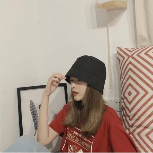 New Women Barrel Summer Autumn Sunscreen Width Brim Bucket Hat UV Protection Caps Ladies Fisherman Chapeau Travel Hat Present