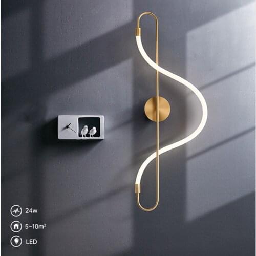 Modern led stone mirror light aplique luz pared bathroom light lustre beside lamp bedroom