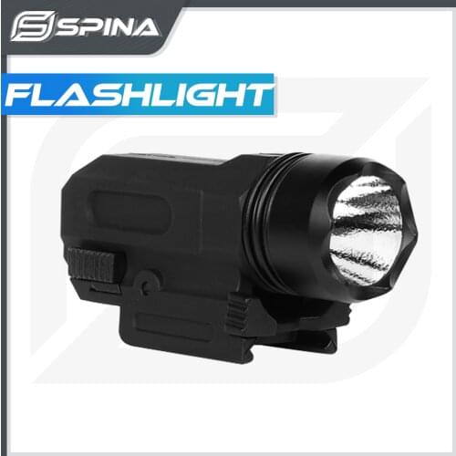 Tactical Airsoft Handgun Flashlight LED Glock Gun Flash Light Tactical Torch Flashlight with 20mm Mount for Glock 17 19 18C 24