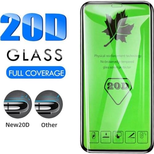Screen Protectors 20D Curved Full Cover Tempered Glass Screen Protectors for iPhone 11 Pro Max Mobile Phone Accessories 2021