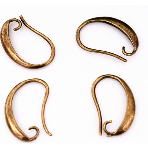 13x19mm 10pcs Bronze Plated Copper Material DIY Earring Findings Earrings Clasps Hooks Fittings DIY Jewelry Making Accessories