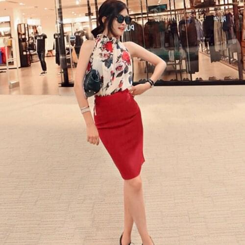 Sexy Off Shoulder Flower Print Chiffon Blouse Women Summer Casual Sleeveless Halter Loose Ruffle Shirts Female Vest Tank Tops