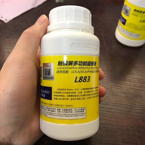 New arrive original MECHANIC high-effect 8222 8333 L883 PVA OCA LOCA remover liquid for iPhone samsung huawei repair