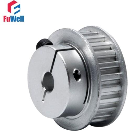Timing Pulley Clamp Type XL-25T 25Teeth Transmission Belt Pulley 5/6/8/10/12/15mm Bore 11mm Width XL 25T Synchronous Pulley