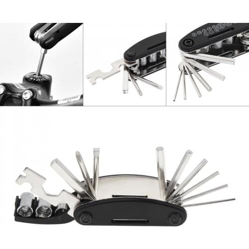 16 in1 Multi-function Bike Bicycle Repair Tools Kits Cycling Screwdriver Tool MTB Mountain Cycling Bike Repair Tool NEW