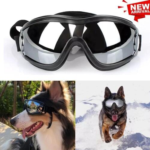 2020 Fashion Adjustable Pet Dog Goggles Sunglasses Anti-UV Sun Glasses Eyewear Waterproof Protection Pet Sunglasses Dog Supplies