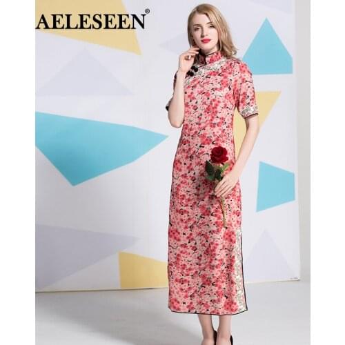 Платья с коротким рукавом AELESEEN China At AliExpress