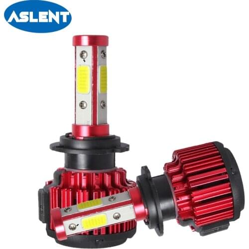 ASLENT h7 LED H4 H11 H8 H9 Car headlight bulbs turbo led For Auot Light HB3 9005 HB4 9006 9004 9007 H13 100W 12000lm 6500k 12V