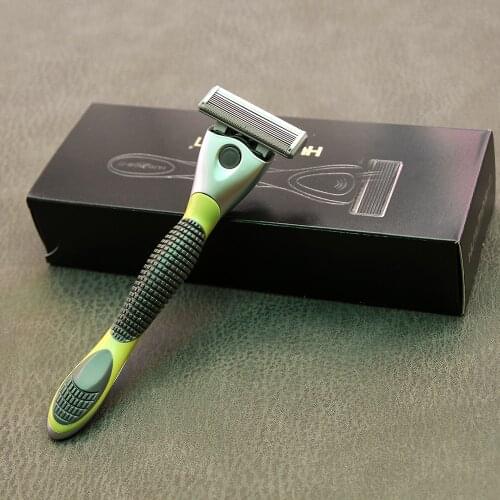 Safety razor Personal Stainless Steel Pace 6 Razor Blades For Men 1 PCS Shaver Razors Mens Shaving replacement manual razor