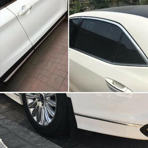 20mm*5m Car decoration strip Chrome Car Styling Moulding Strip Trim Soft PVC