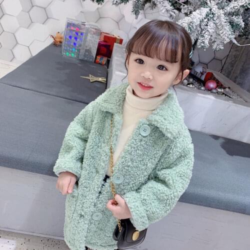 Kids Jackets for Girls Coat 2020 Autumn Winter New Children Warm Jackets Thicken Baby Lamb Wool Clothes Outfits