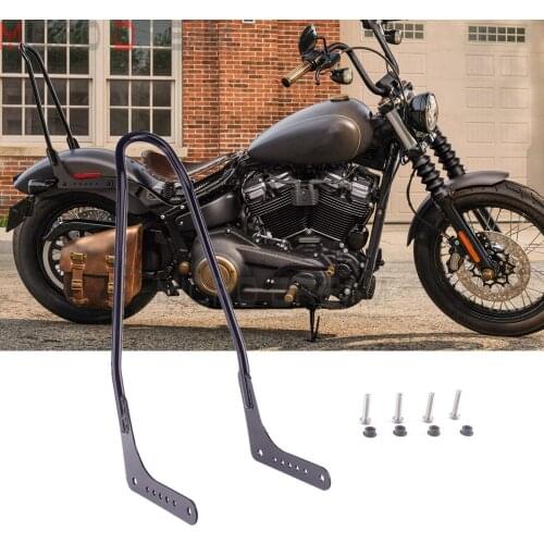For Harley Softail Street Bob FXBB FLHC FLSL 18-21 Classic Bobber Motorbike Sissy Bar Backrest Rail Passenger 23" Tall Sissybar