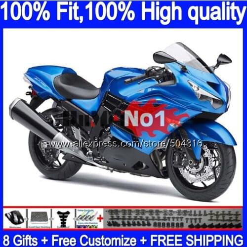 Injection For KAWASAKI ZX-14R ZX14R 12 13 14 15 16 17 87MC.94 Black Blue ZZR1400 ZX 14R 2012 2013 2014 2015 2016 2017 Fairing