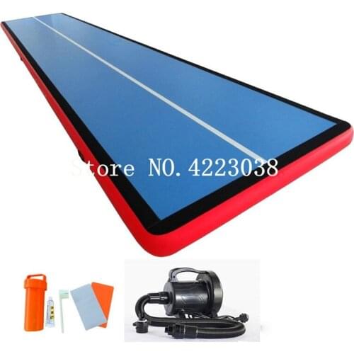 Free Shipping Free Pump 6x1x0.2m Inflatable Air Track Gymnastics Tumbling Mat Air Floor For Home Use, Beach, Park
