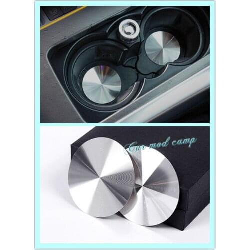 For Maserati Ghibli 2014-2016 Levante 2016-2017 Quattroporte 2013-2016 Interior Water cup holder pad mat decoration trim