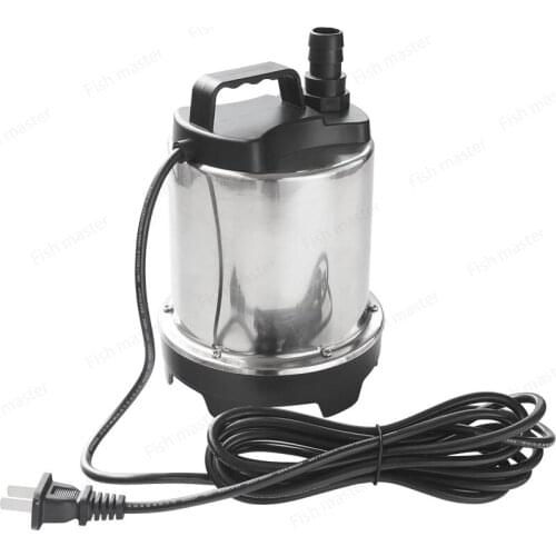 Low water level fish tank water pump Stainless steel submersible pump water curtain wall bottom suction pump circulating pump