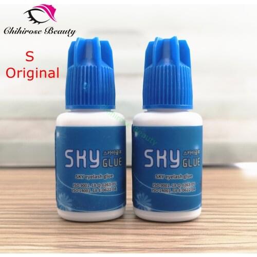 10 bottles fastest Korea Sky Glue 2-3s dry time Most Powerful S for Eyelash Extensions MSDS Adhesive lasting 6 weeks