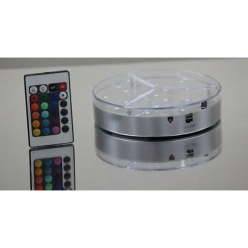 2016 Real Frozen Wedding Decoration free Shipping 10units/lot Remote Controlled Multi-colors Led Centerpieces, LED VASE LIGHT