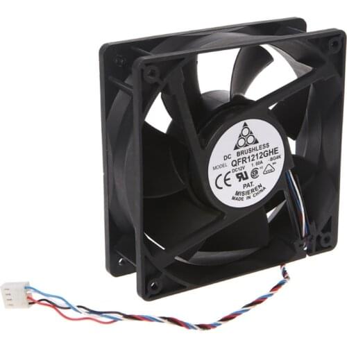 2020 New 120x120x38mm Brushless DC 12V 1.6A PWM Server Cooling Fan For Delta AFC1212DE