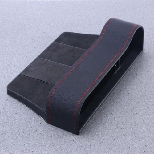 Car Main Driver Seat Gap Filler Organizer Drop Catcher Pocket Between Seat and Console (Black)