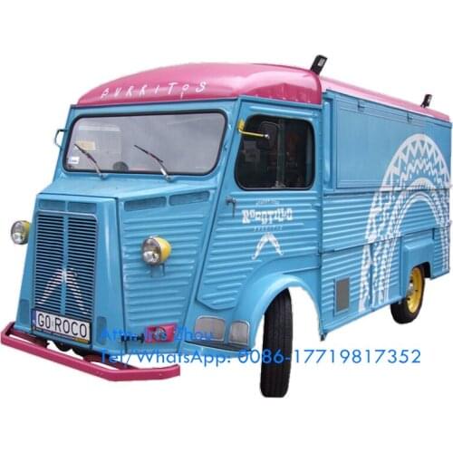 Electric vintage food truck trailer Restaurant Panini Electric Food Truck