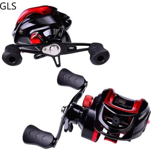 GLS 7.2:1 High Speed Baitcasting Reel Magnetic System MAX Drag 8KG Left Right Hand Saltwater Fishing Reel