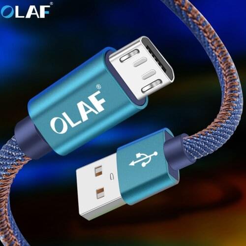 OLAF Micro USB Cable 1m Fast Charging Sync Data Android Adapter Charger Cable for Samsung Sony HTC LG Xiaomi Mobile Phone Cord