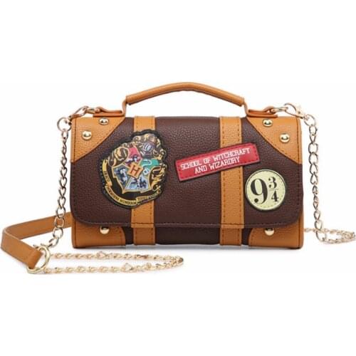 Movie&TV Harried Handbag PU Mini Shoulder Bag Magic Potters Christmas Wallet Clutch Purse Xmas Gift Prop Girls Student Gifts