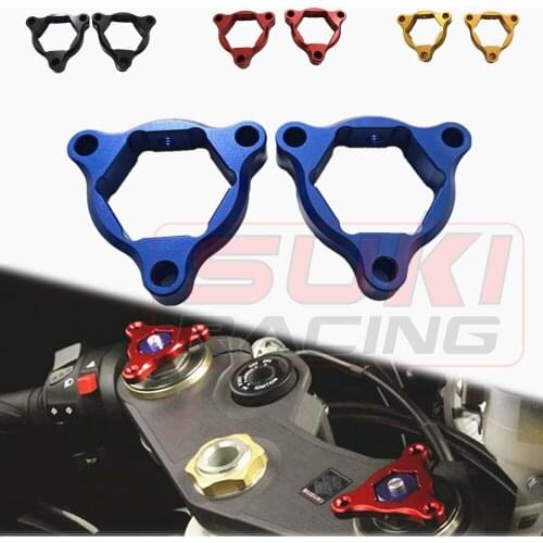 19mm Front Fork Preload Adjusters Kit For Kawasaki ZX6R Z1000 Agusta F4 Honda CB600F Hornet CBR600RR/1000RR Suzuki GSXR600/750