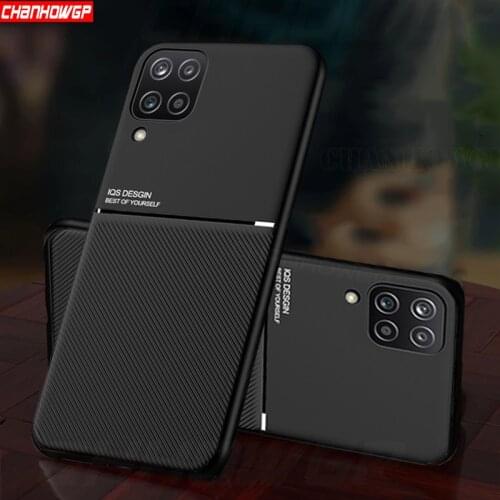 Magnet Case For Samsung Galaxy A12 Cover on For Samsung A 12 A125 SM-A125F Shockproof Leather Soft Silicon Car Holder Phone Case