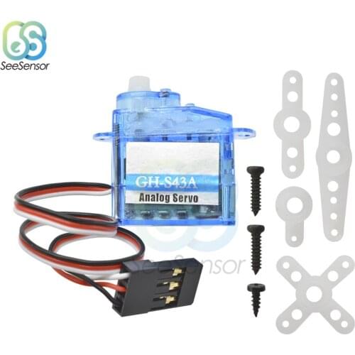Mini GH 4.3g Micro Analog Servo GH-S43A For RC Airplane Helicopter
