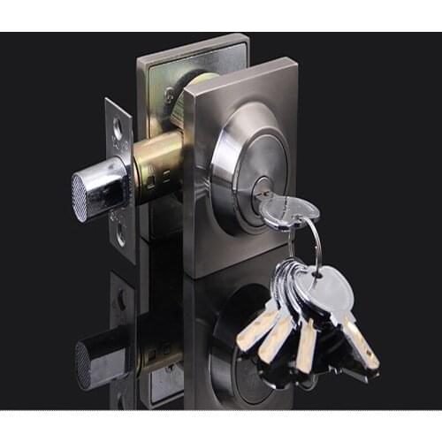 Mortice Znic Alloy Invisible Door Lock Deadbolt with 5 Keys