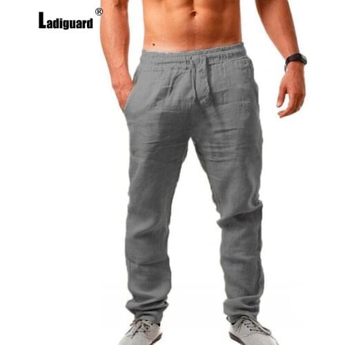 Men Casual Linen Pants Drawstring Loose Pocket Design Trouser Fashion Streetwear Plus Size 3xl Mens Fashion Hip Hop Sweatpants