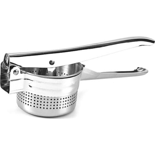 Stainless Steel Potato Ricer Press Crusher With 3 Interchangeable Fineness Discs Fruit Vegetable Tools Kitchen Tools Gadgets