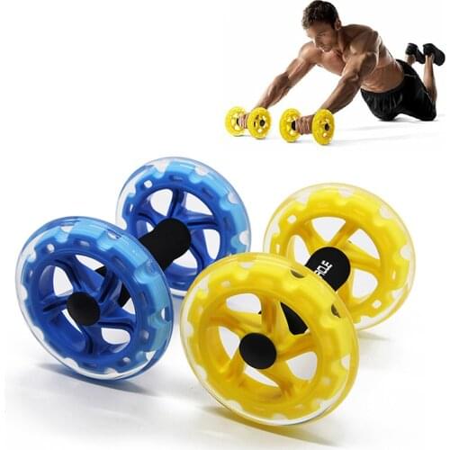 Procircle Ab Wheels Abdominal Exercise Rollers For Core Trainer Strength Exercise Crossfit Gym Body Fitness Double-Wheeled