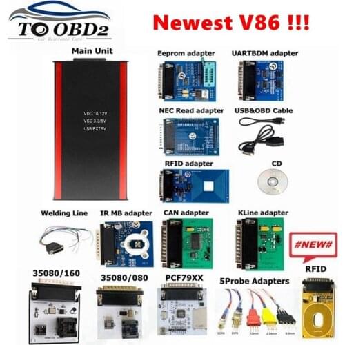 Newest Iprog+ V85 Pro Programmer Support IMMO+Mileage Correction+Airbag Reset till the year 2019 Replace Carprog/Tango/Digiprog