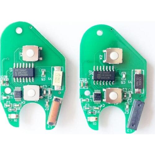 2 Buttons Remote Key PCB For Renault Vivaro Movano Kangoo Master Trafic Intersta Primastar