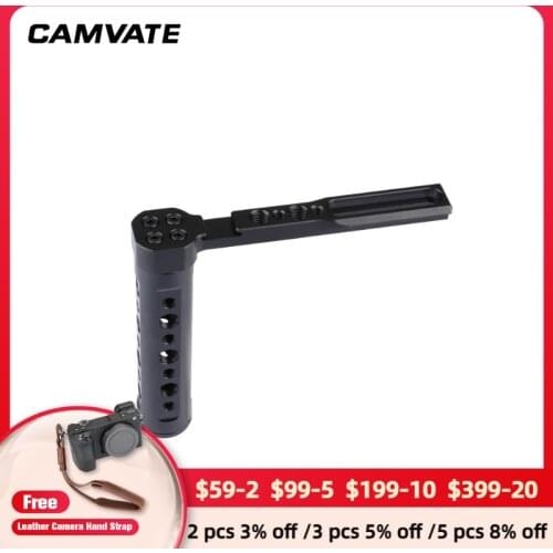 CAMVATE NATO Rail Camera Handle Aluminum Grip L Type C2011