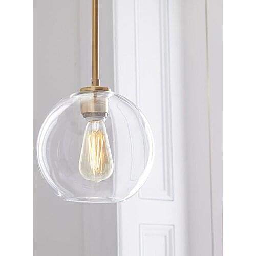 Modern LED Glass Pendant Lights for Kitchen Cafe Decoration,Hanging Lamp Dinning Room Pendant Lamps Home Decor Light Fixtures