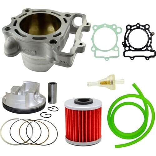 STD 77mm Air Cylinder Block & Piston & Rings &Oil Tube & Oil Filter & Fuel Filter Kit For KAWASAKI KXF250 KXF 250 2009-2016