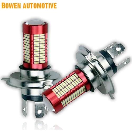 Led front fog lamp 4014 106smd turn back lamp motorcycle headlight 9005 9006 H11 H4 H7 led headlight h11 led headlight bulb