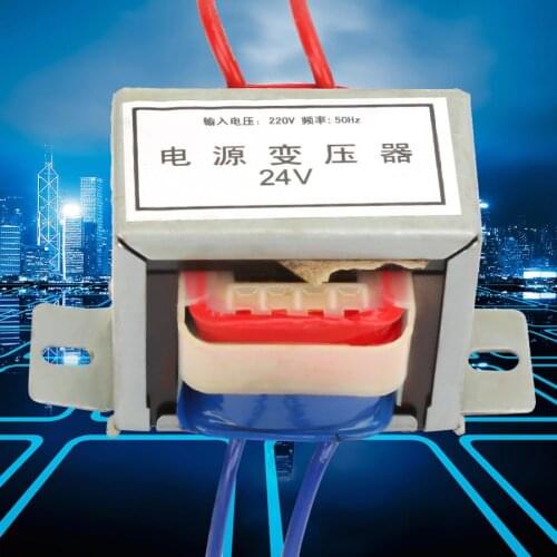 Power Transformer 220V-24V 12W 50Hz Low Frequency Isolation Transformer Single Power Transformer EI Type Core