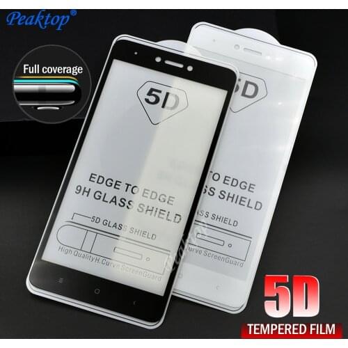 5D Tempered Glass For Xiaomi Redmi Note 4 4X Note4 Global Version Screen Protector Oleophobic Coating Redmi note 4X Glass