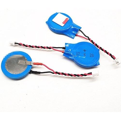 4pcs Original CR2032 with plug computer motherboard battery 3V button battery CR2032